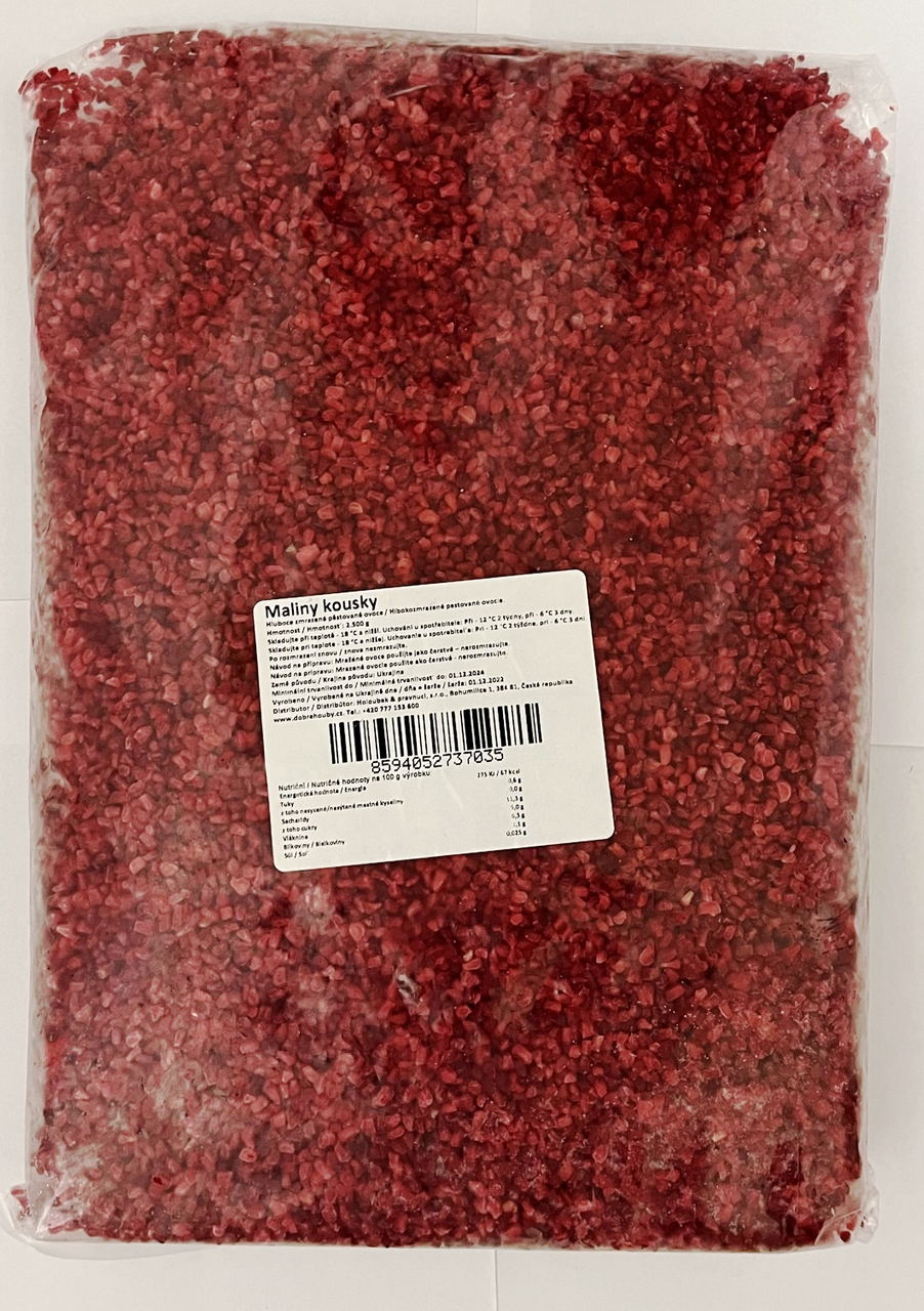 HOLOUBEK A PRAVNUCI Maliny kúsky/ gris mraz. 2,5 kg