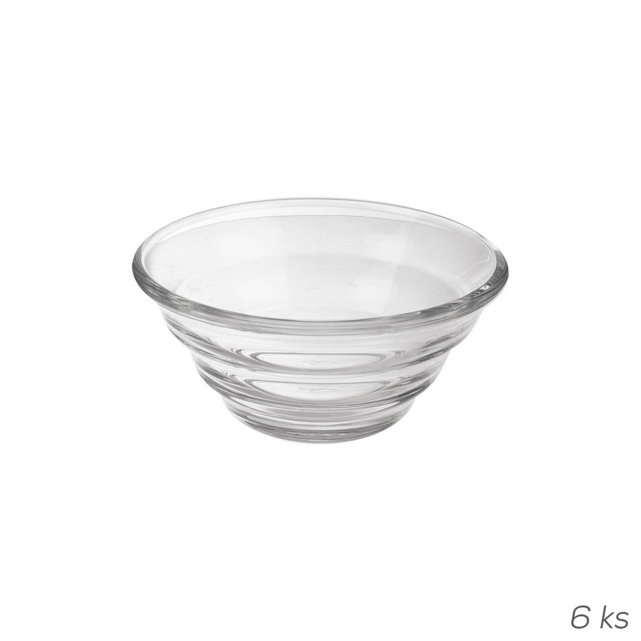 orion Miska tapas Stairs 10 cm sklo 6 ks