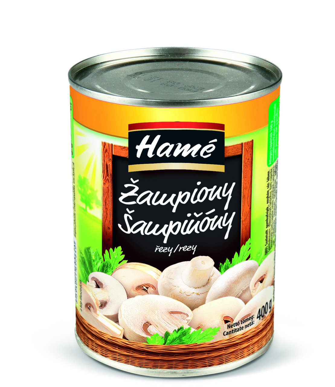 Hamé Šampiňóny rezané 400 g