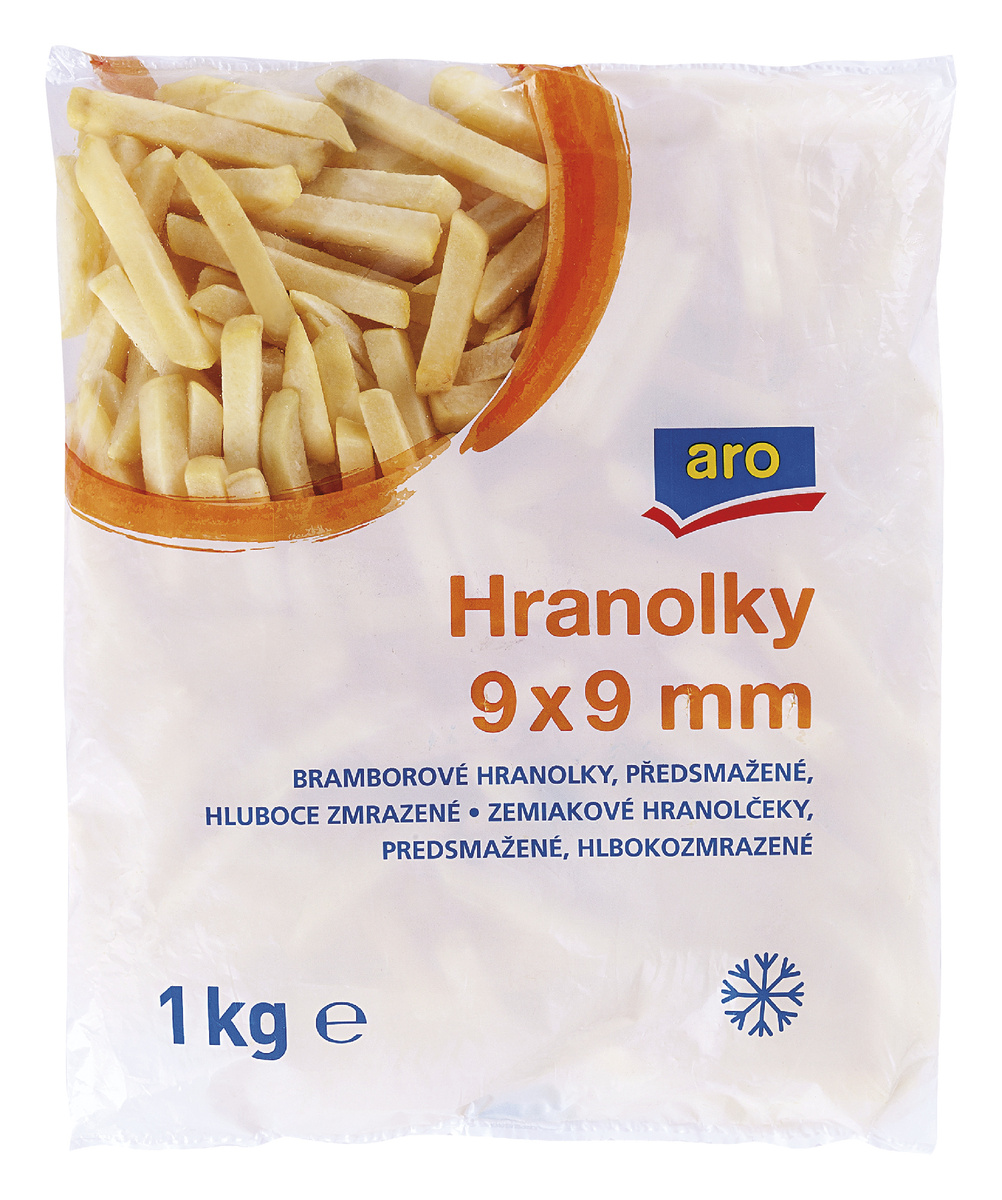 aro Hranolky 9 x 9 mm mraz. 10 x 1 kg