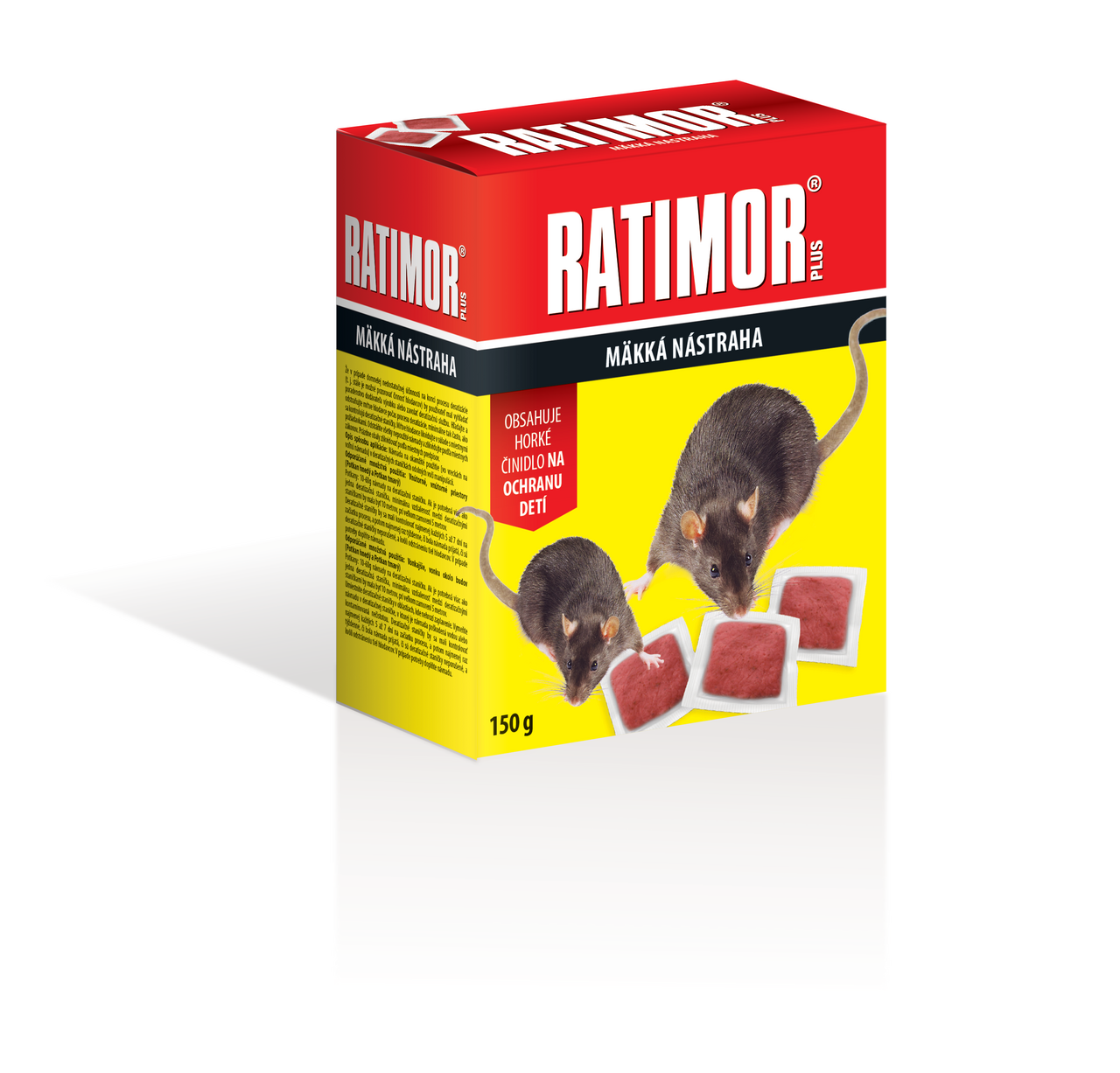 RATIMOR Bromadiolón mäkká nástraha 150 g 1 ks