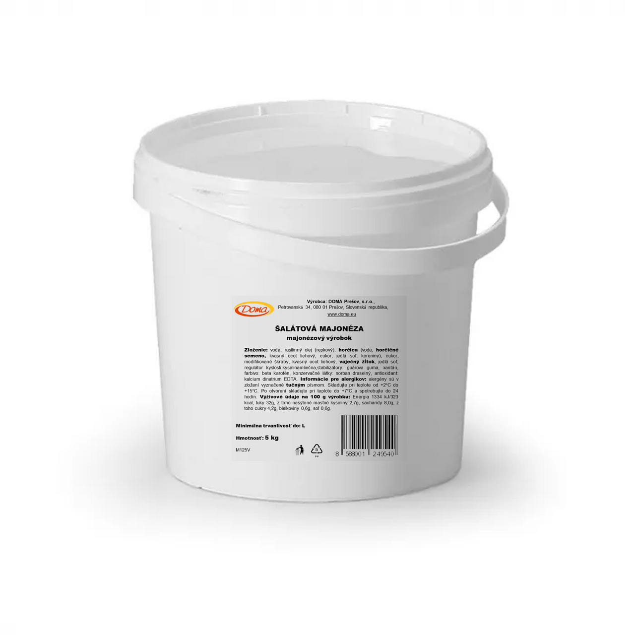 DOMA Majonéza šalátová chlad. 5 kg