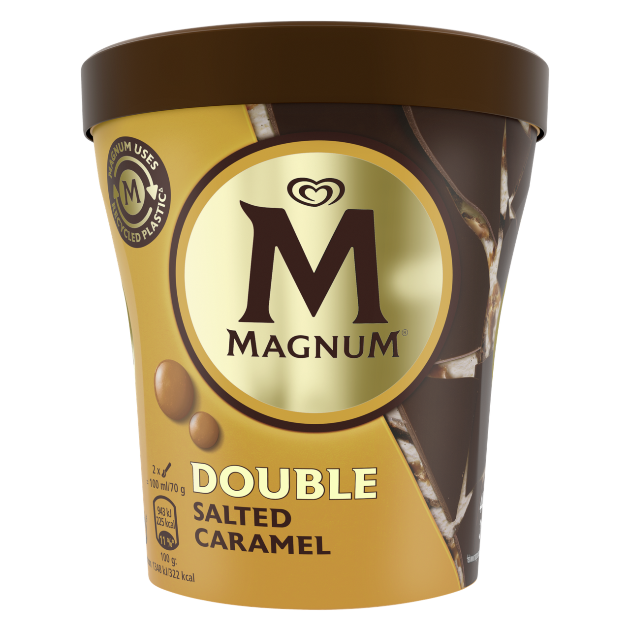 ALGIDA MAGNUM Double salted caramel zmrzlina mraz. 440 ml