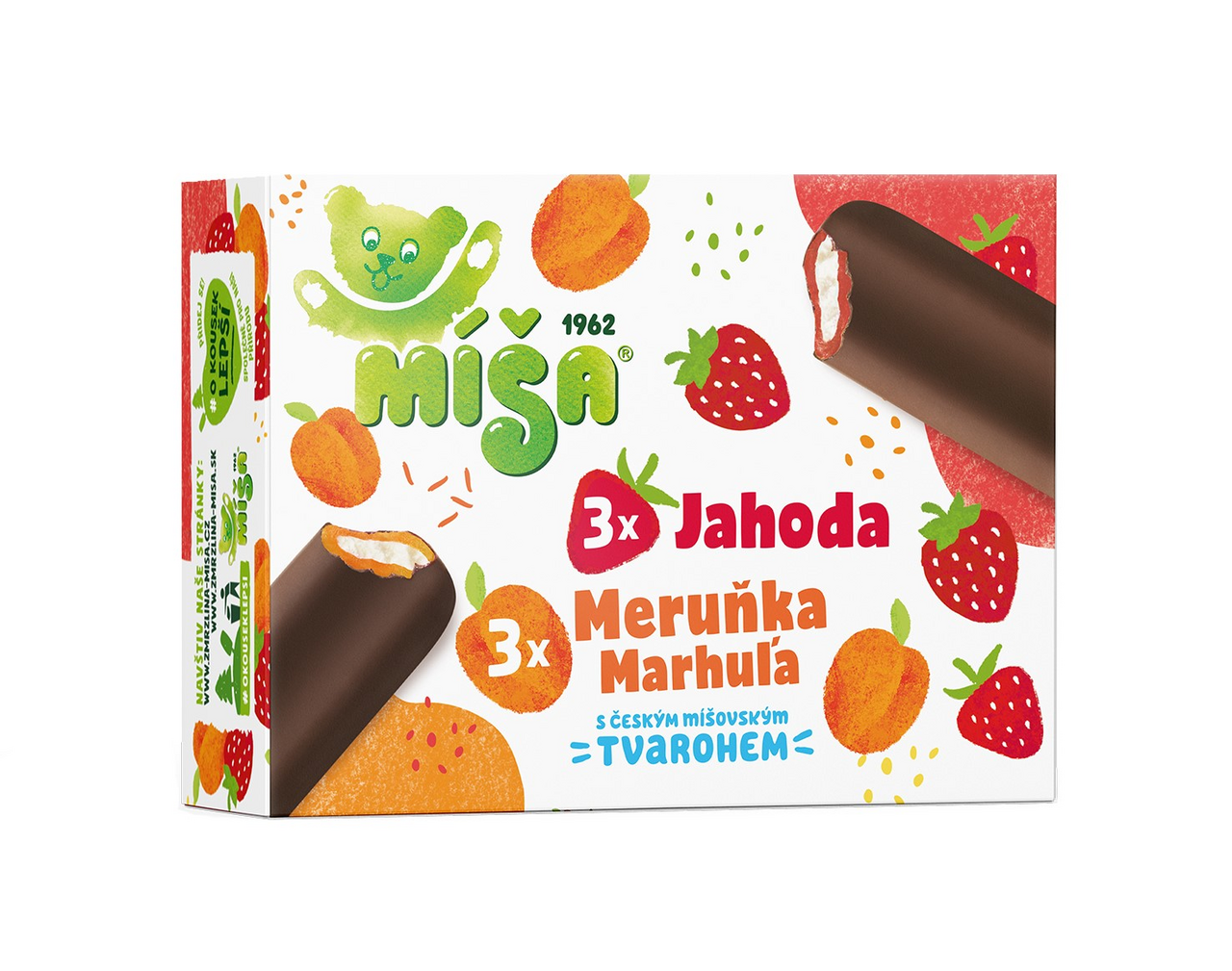 MÍŠA Ovocný multipack nanuk mraz. 6x55 ml