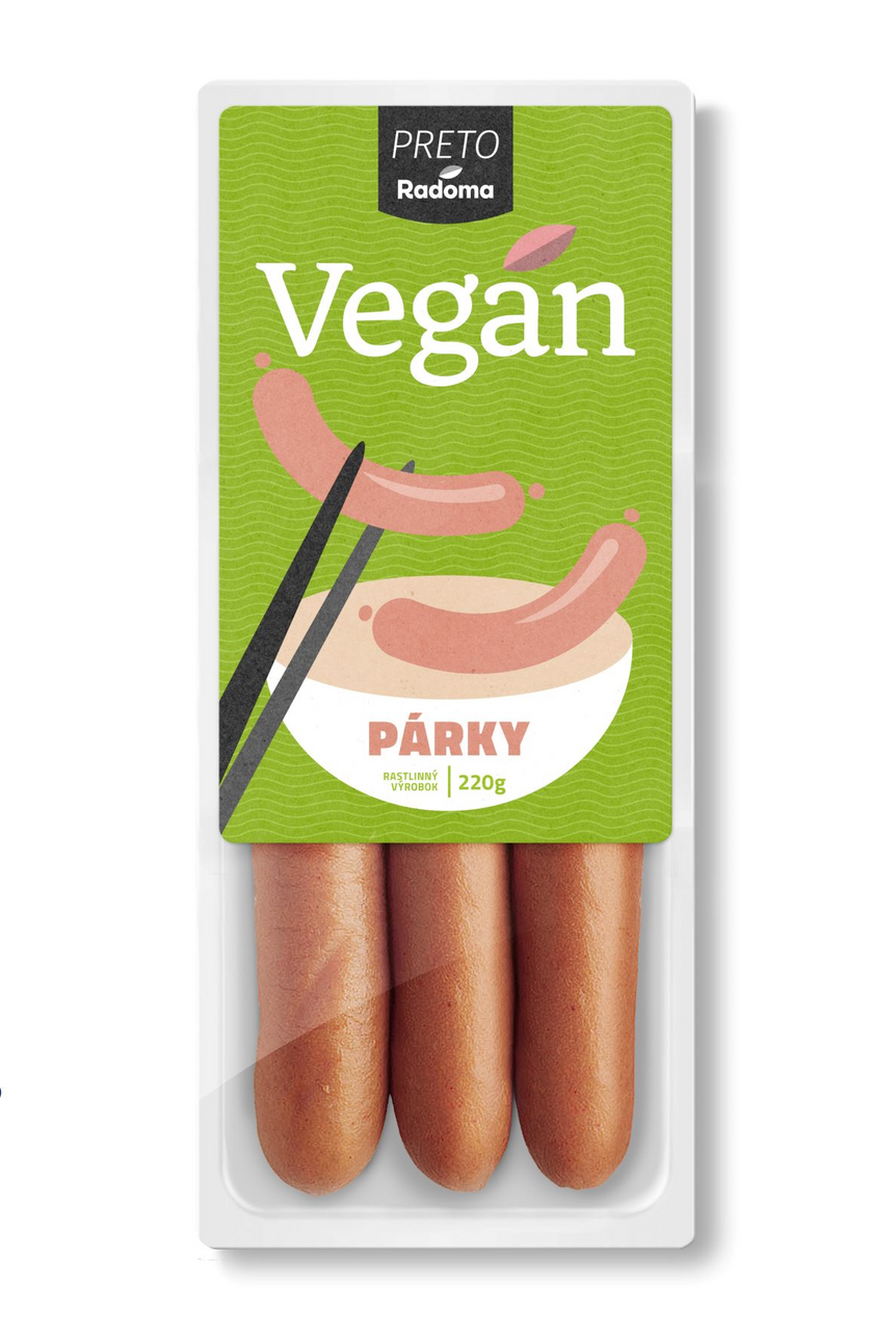 RADOMA Vegan párky chlad. 220 g