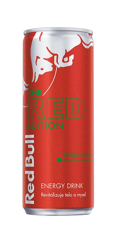 Red Bull Red Edition energetický nápoj 24 x 250 ml vratná plechovka