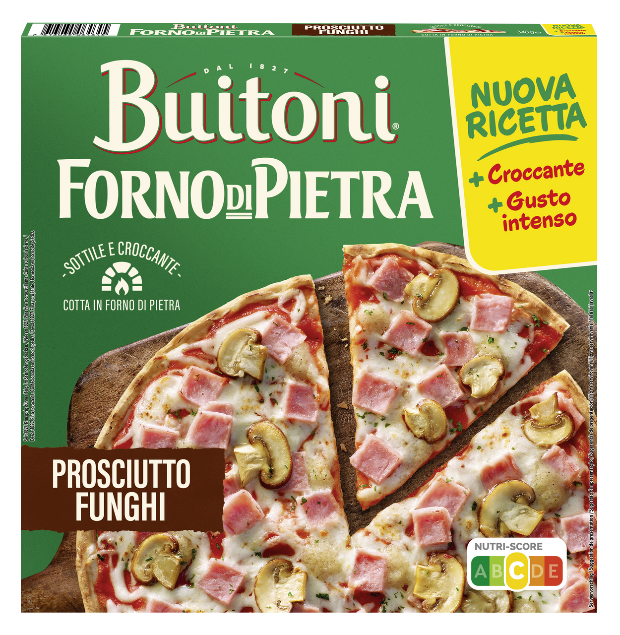 Buitoni Pizza prosciutto e funghi mraz. 350 g