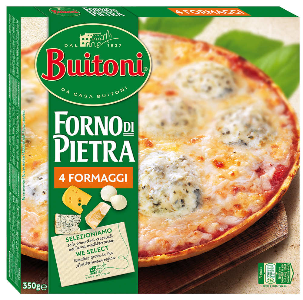 Buitoni Pizza 4 formaggi mraz. 350 g