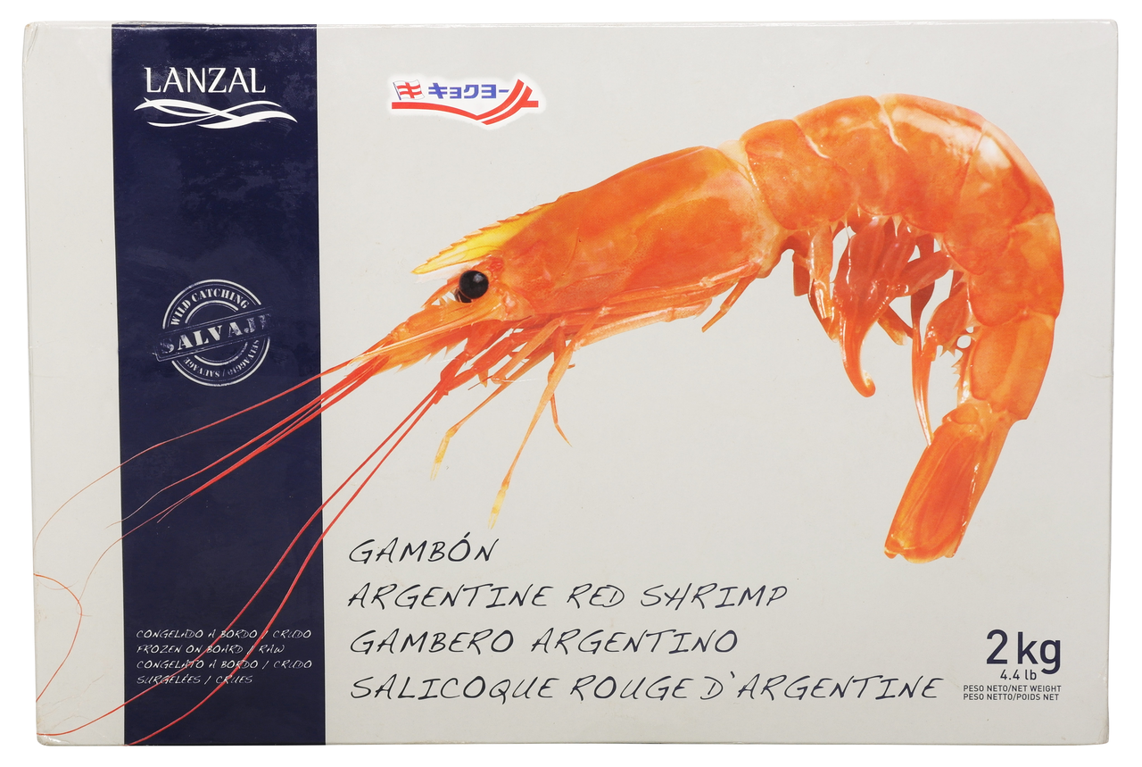 Krevety celé 10/20 ARG. mraz. 2 kg