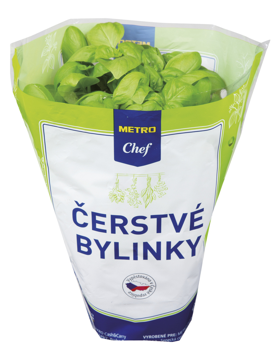 METRO Chef Bazalka veľká čerstvá 1 ks téglik