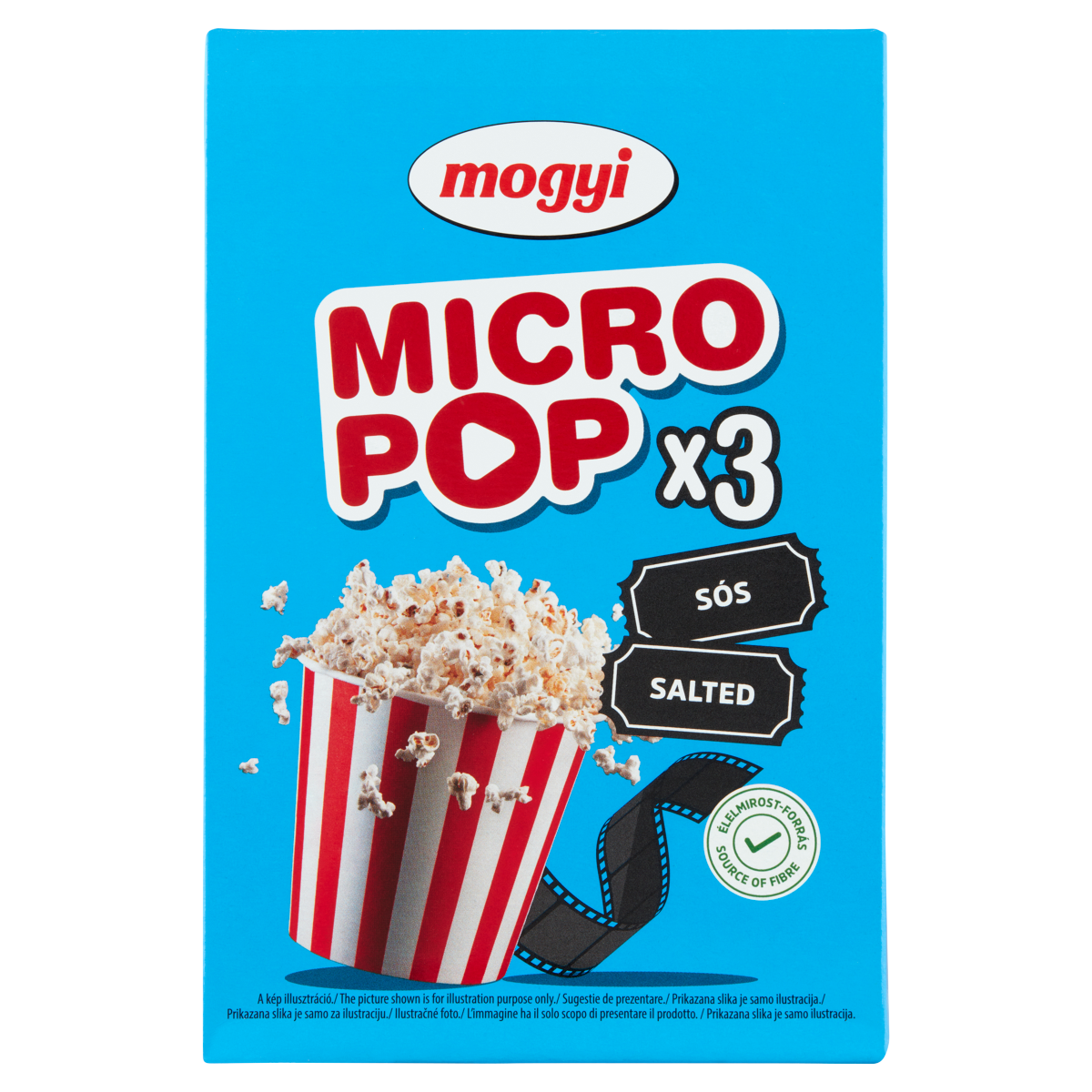 MOGYI Micro Popcorn solený 3 x 100 g