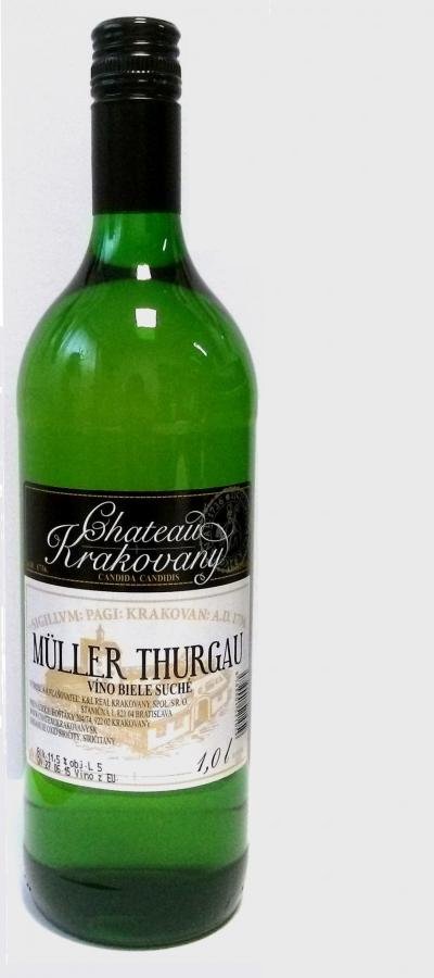 Krakovany Muller Thurgau biele víno 1 l