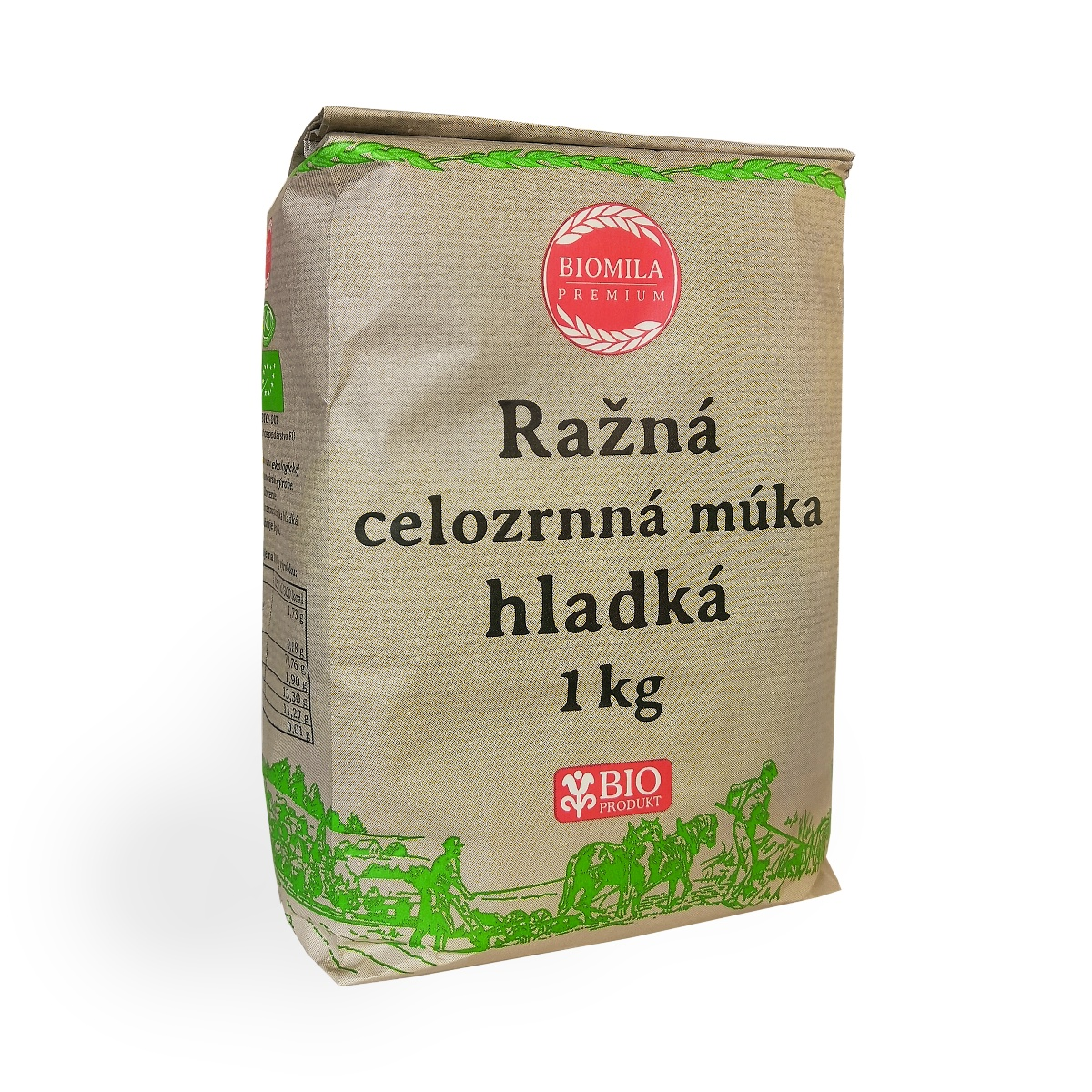 BIOMILA Ražná múka hladká BIO 1 kg