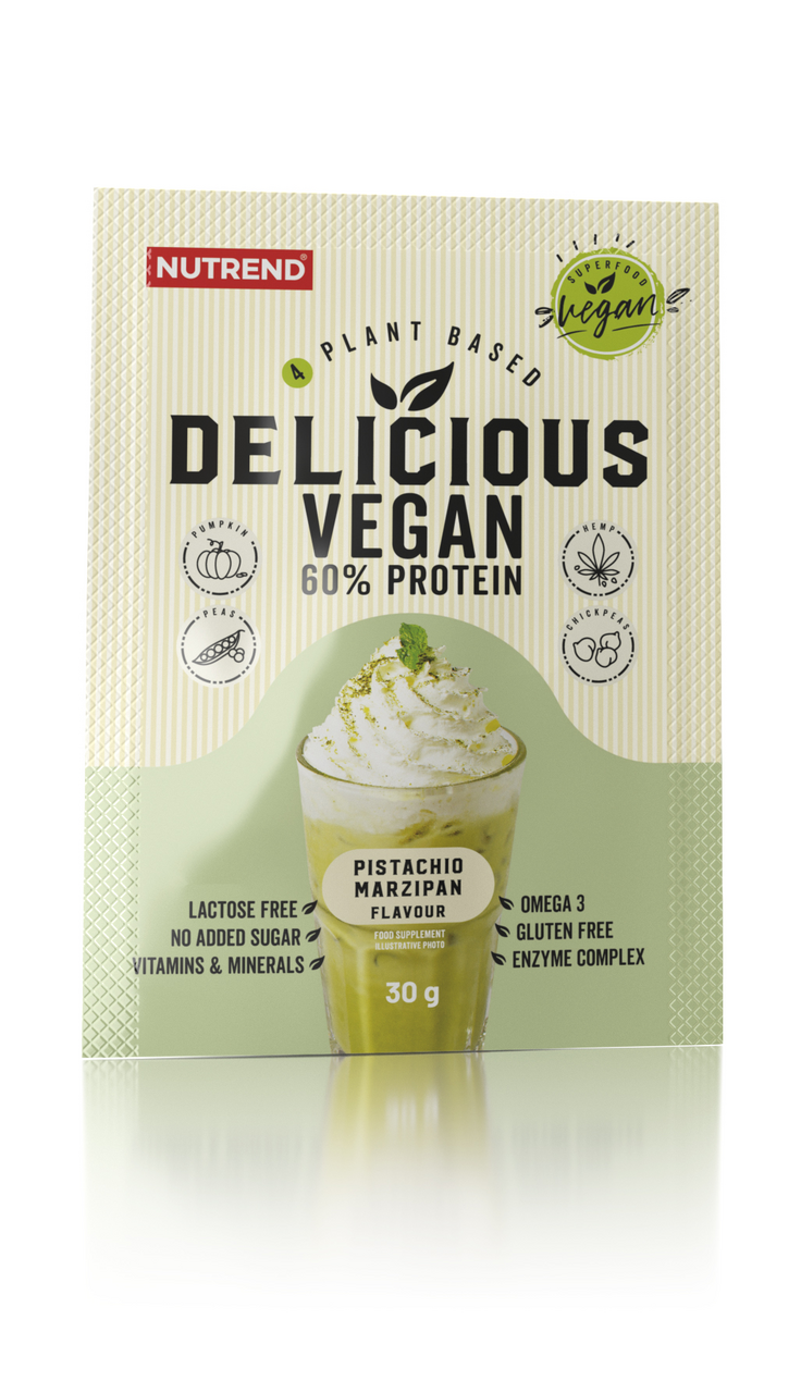 NUTREND Delicious Vegan Protein pistácie a marcipán 30 g
