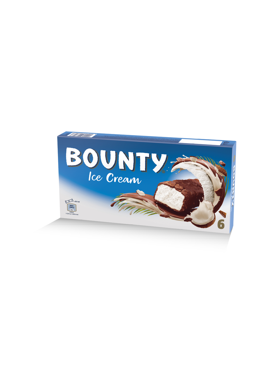 Bounty nanuk multipack mraz. 6x 39,1 g