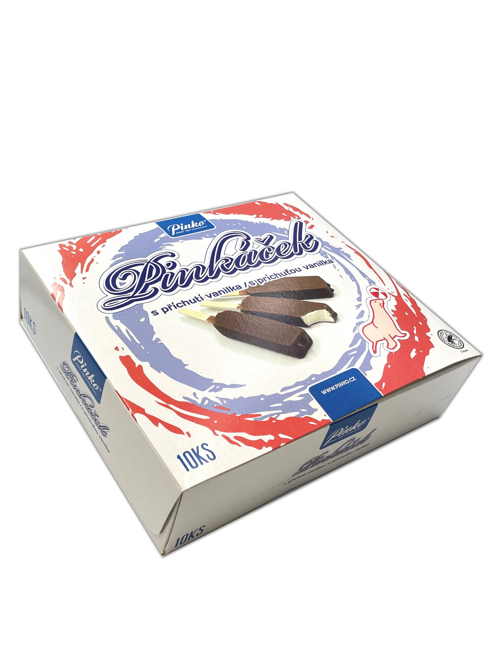 Pinko Pinkáček vanilka nanuk mraz. 10 x 45 ml