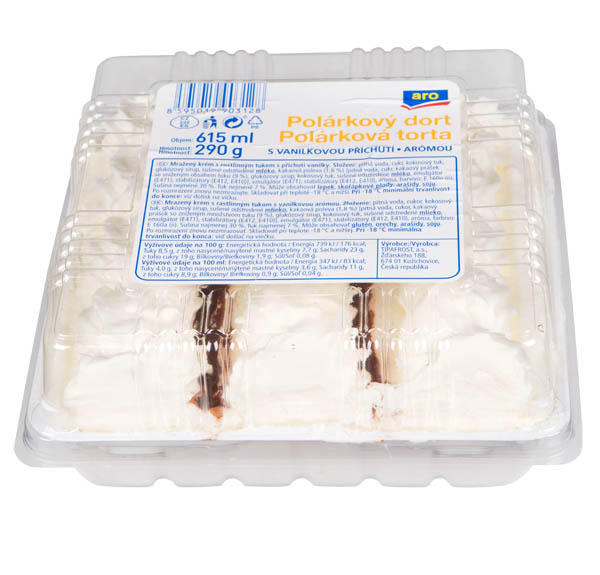 aro Nanuková torta vanilková mraz. 615 ml