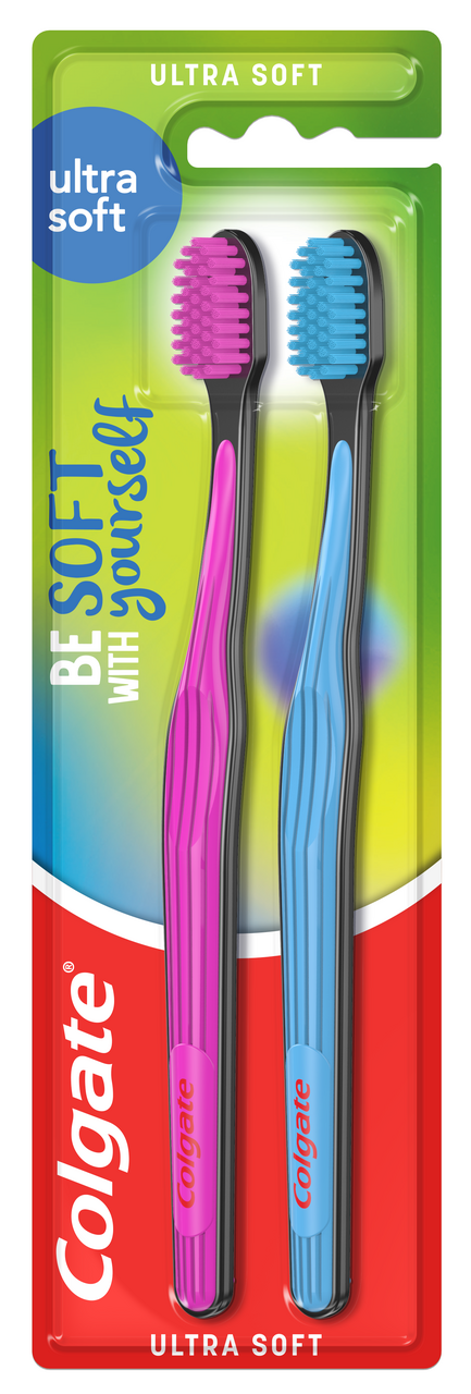 Colgate Be Soft ultra soft zubná kefka 2 ks