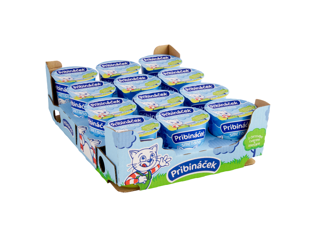 Pribináček smotana chlad. 12 x 70 g