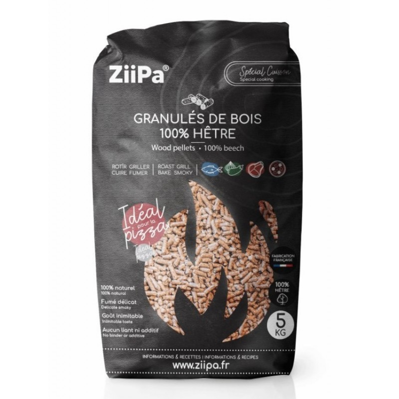 ZiiPa Drevené pelety pre pizza pec 5 kg 1 ks