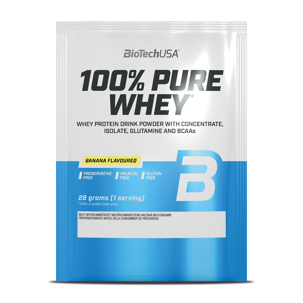 BioTechUSA Protein 100 % príchuť banán 28 g