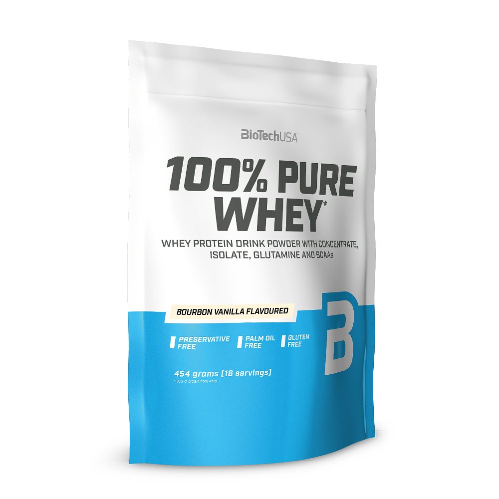 BioTechUSA Protein 100 % príchuť vanilka 454 g