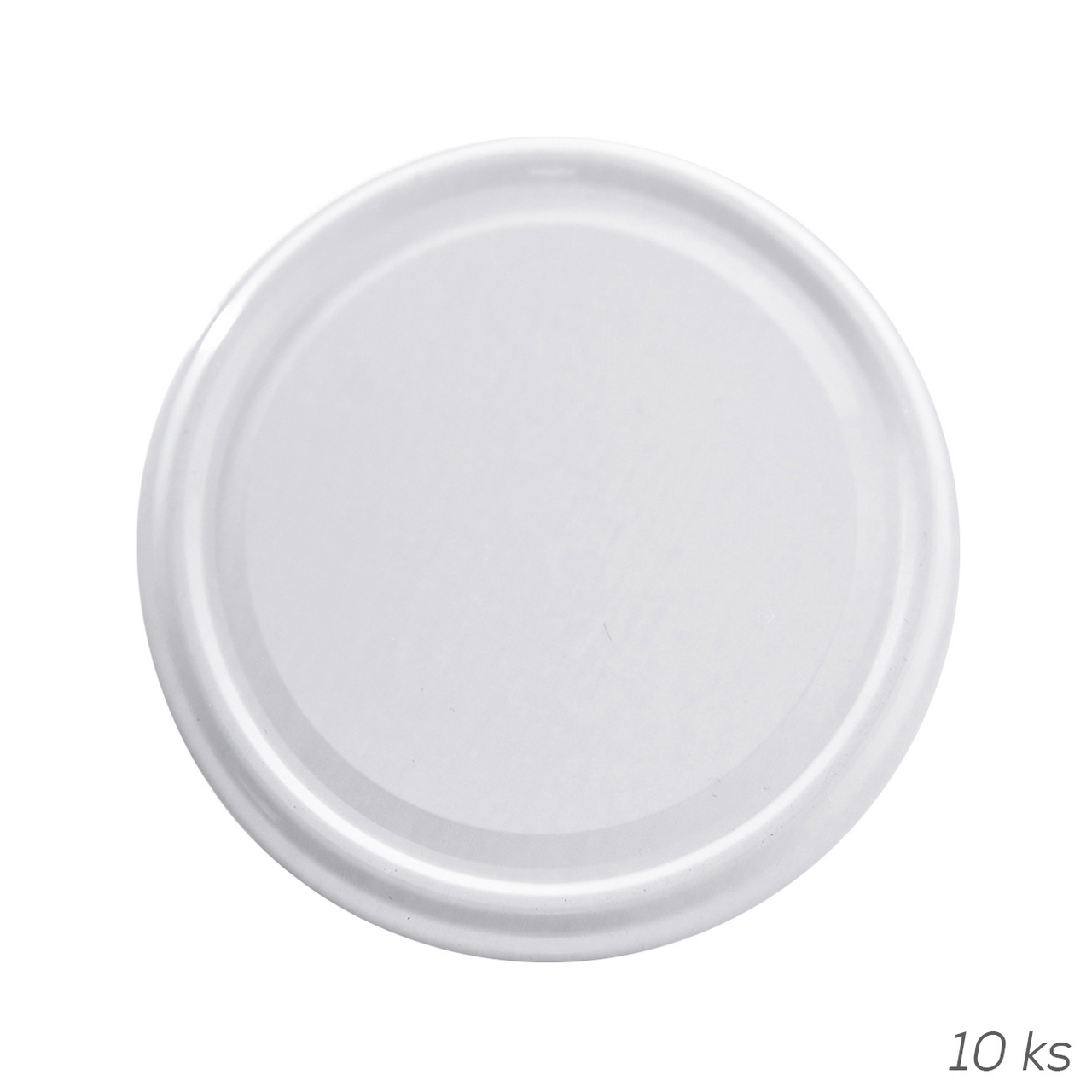 Orion Viečko so závitom 82 mm kov biele 10 ks