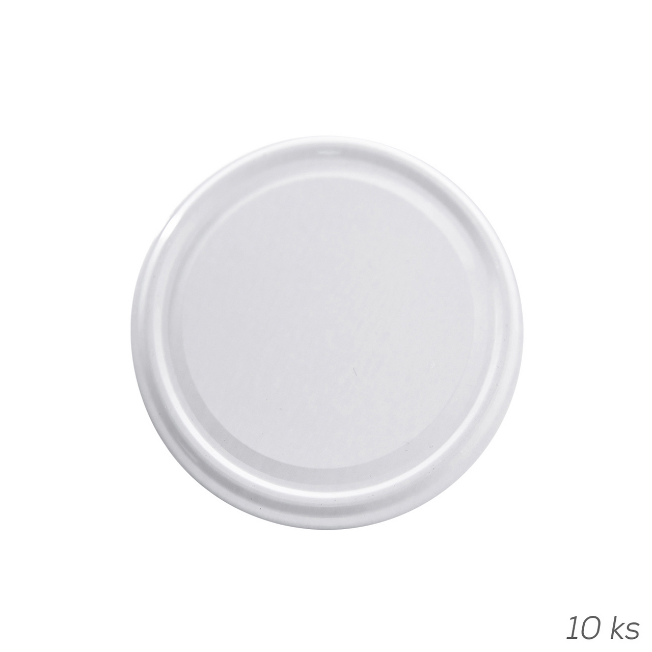 Orion Viečko so závitom 66 mm kov biele 10 ks