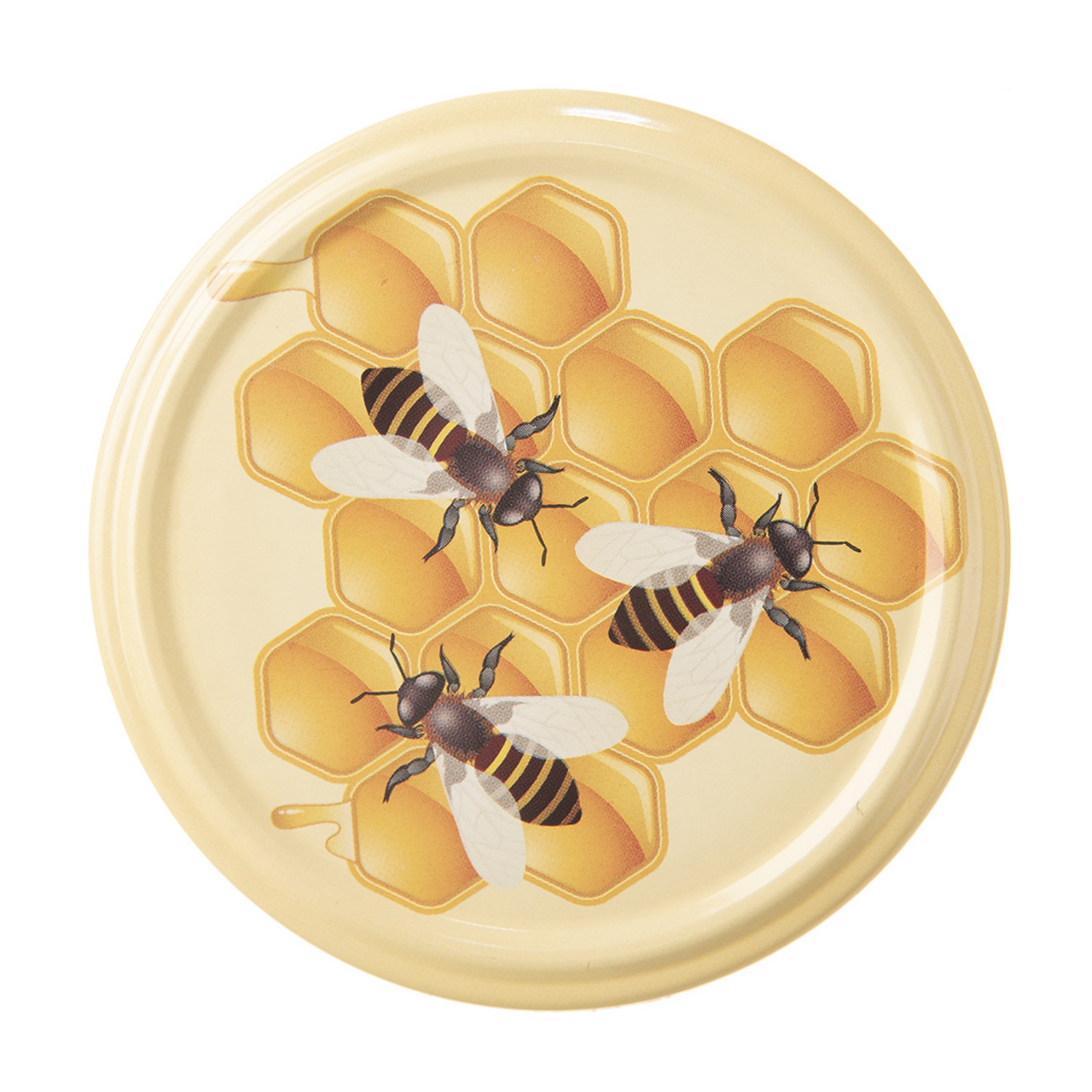 Orion Viečko so závitom Med 82 mm BIO kov 10 ks