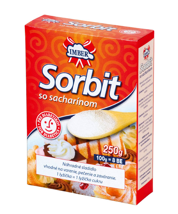 IMBER Sorbit so sacharínom 250 g