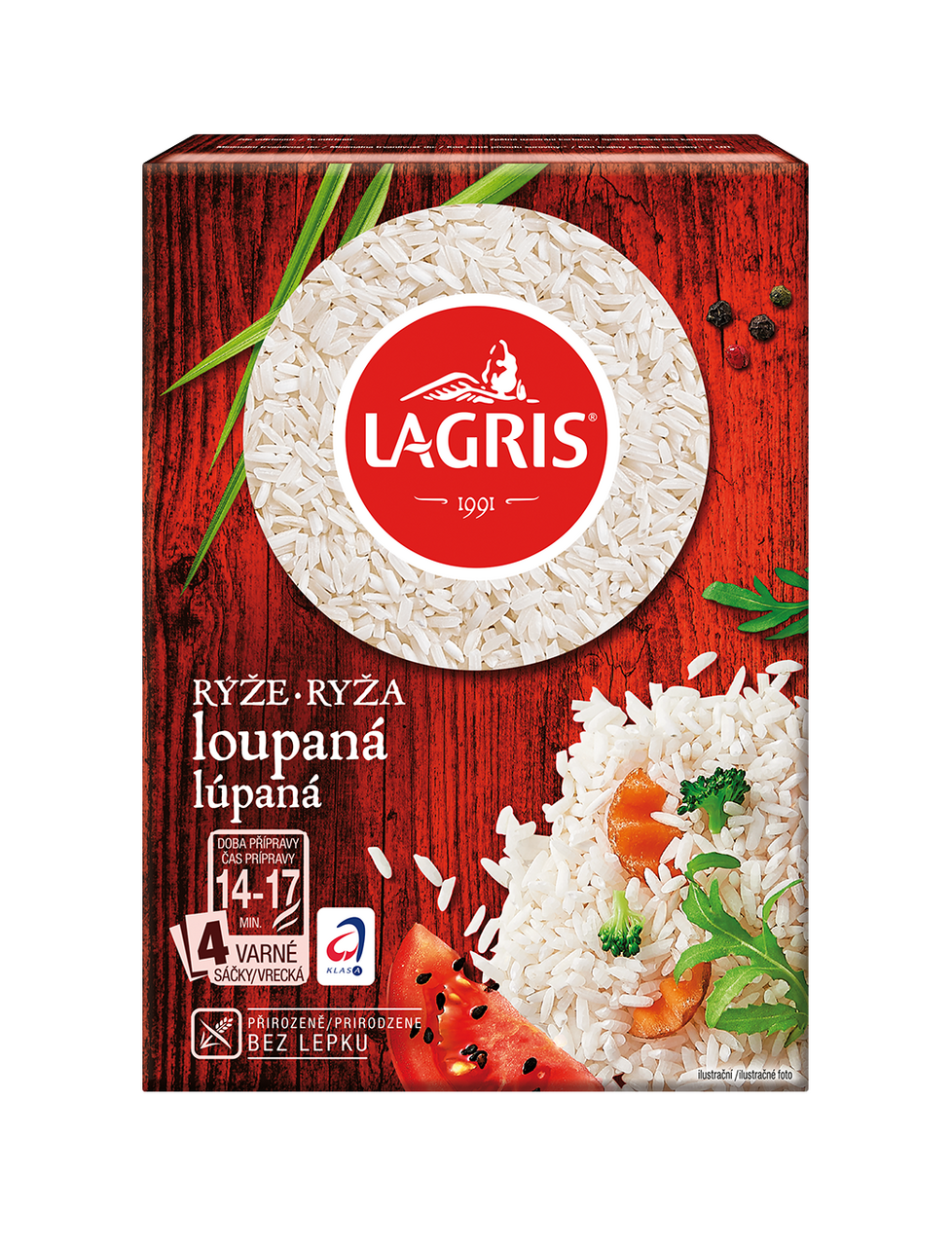 LAGRIS Ryža lúpaná 400 g