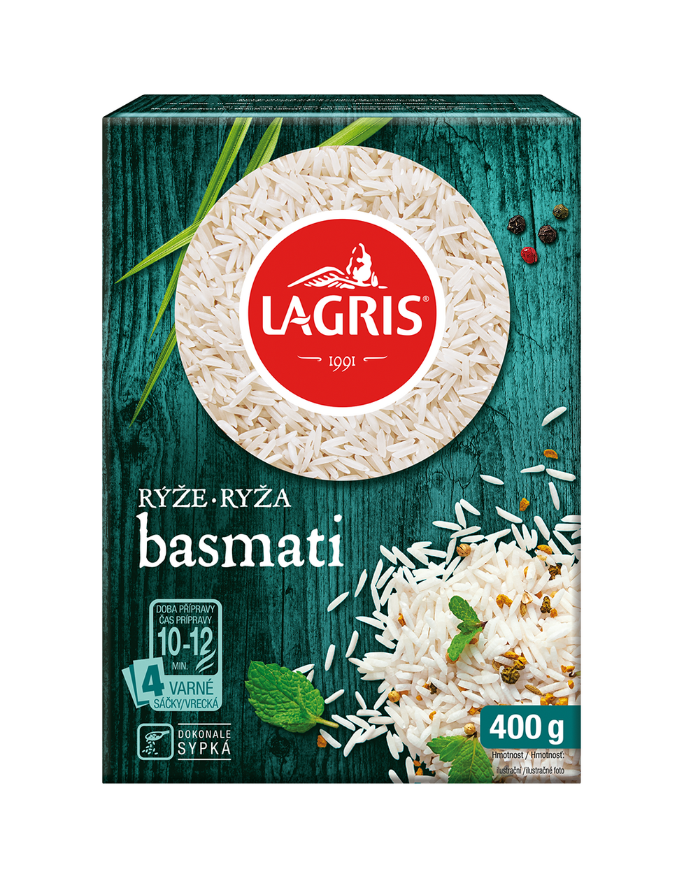 LAGRIS Ryža basmati varné vrecká 400 g