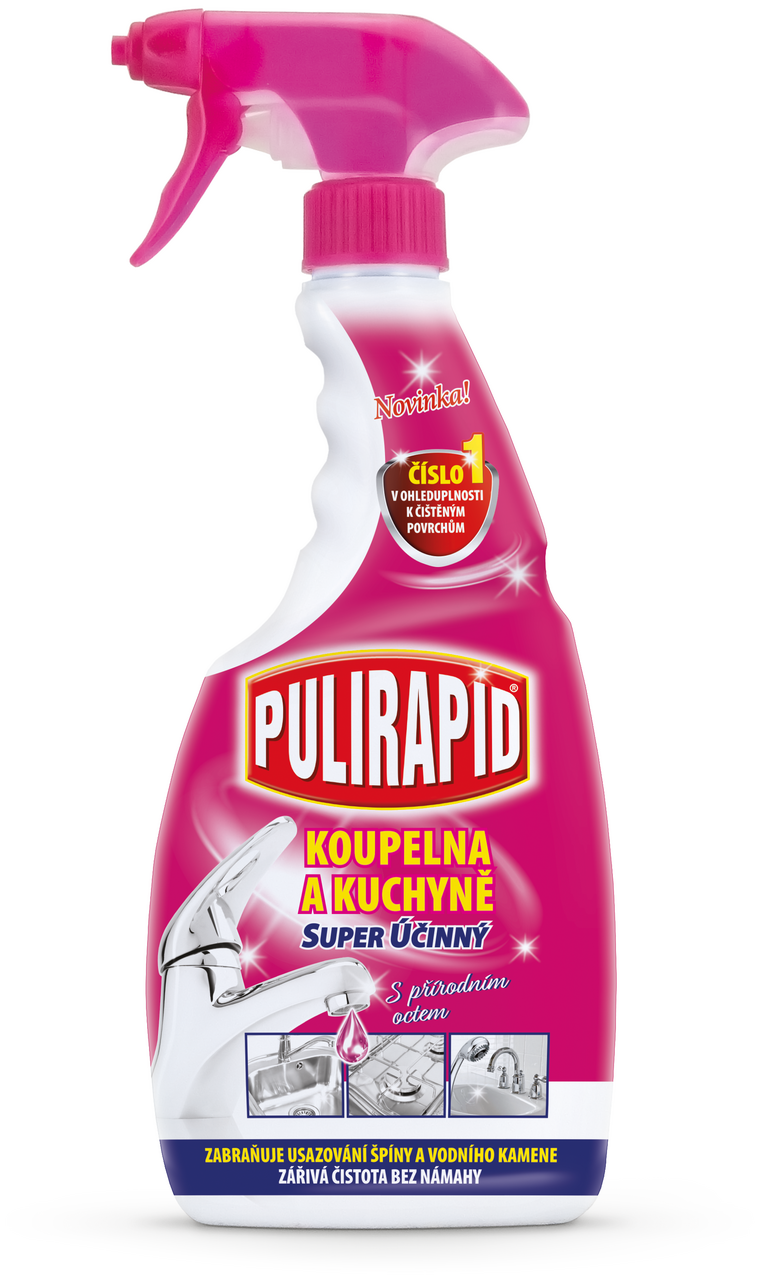 PULIRAPID Čistič povrchov s octom v spreji 500 ml