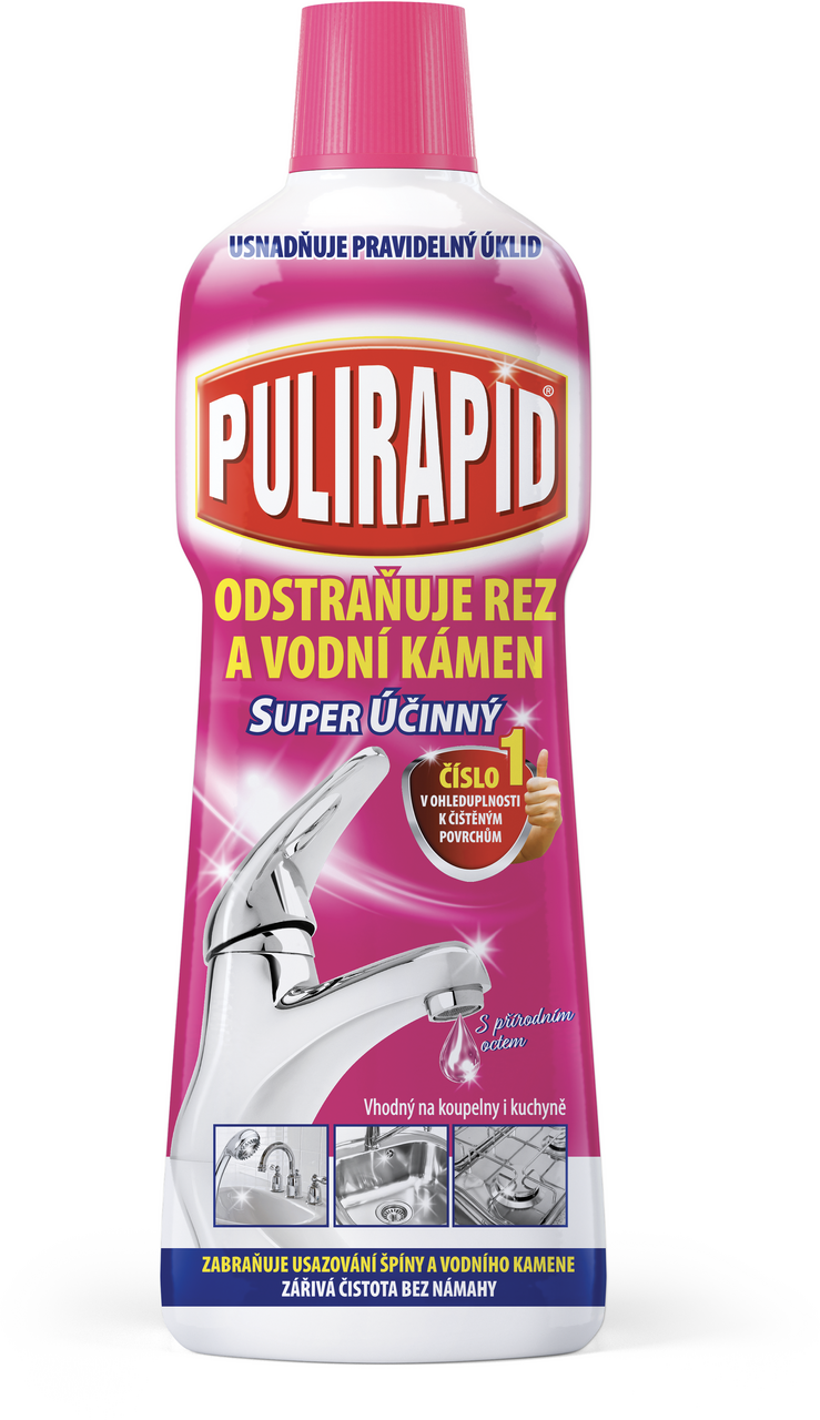 PULIRAPID Čistič povrchov s octom 750 ml