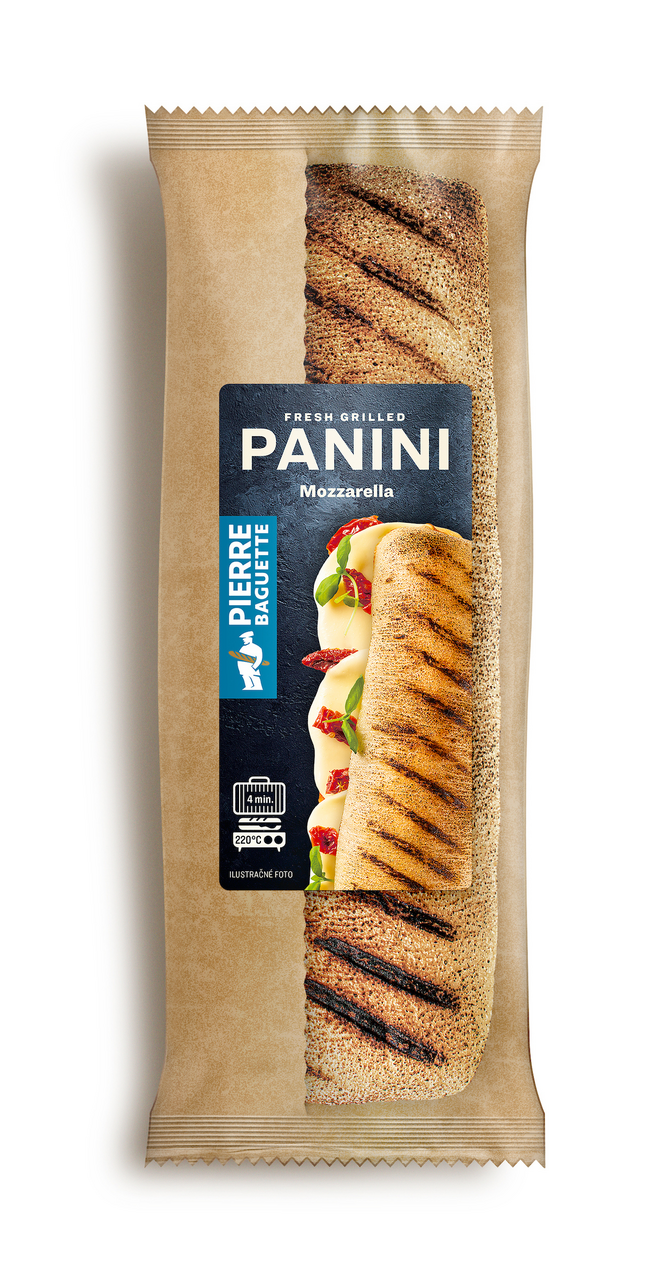 Pierre Baguette Panini mozzarella chlad. 185 g