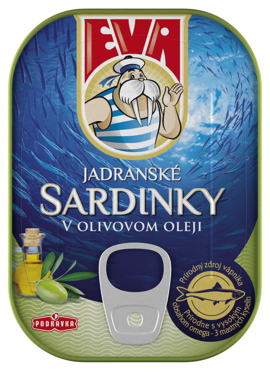 EVA Sardinky v olivovom oleji 100 g