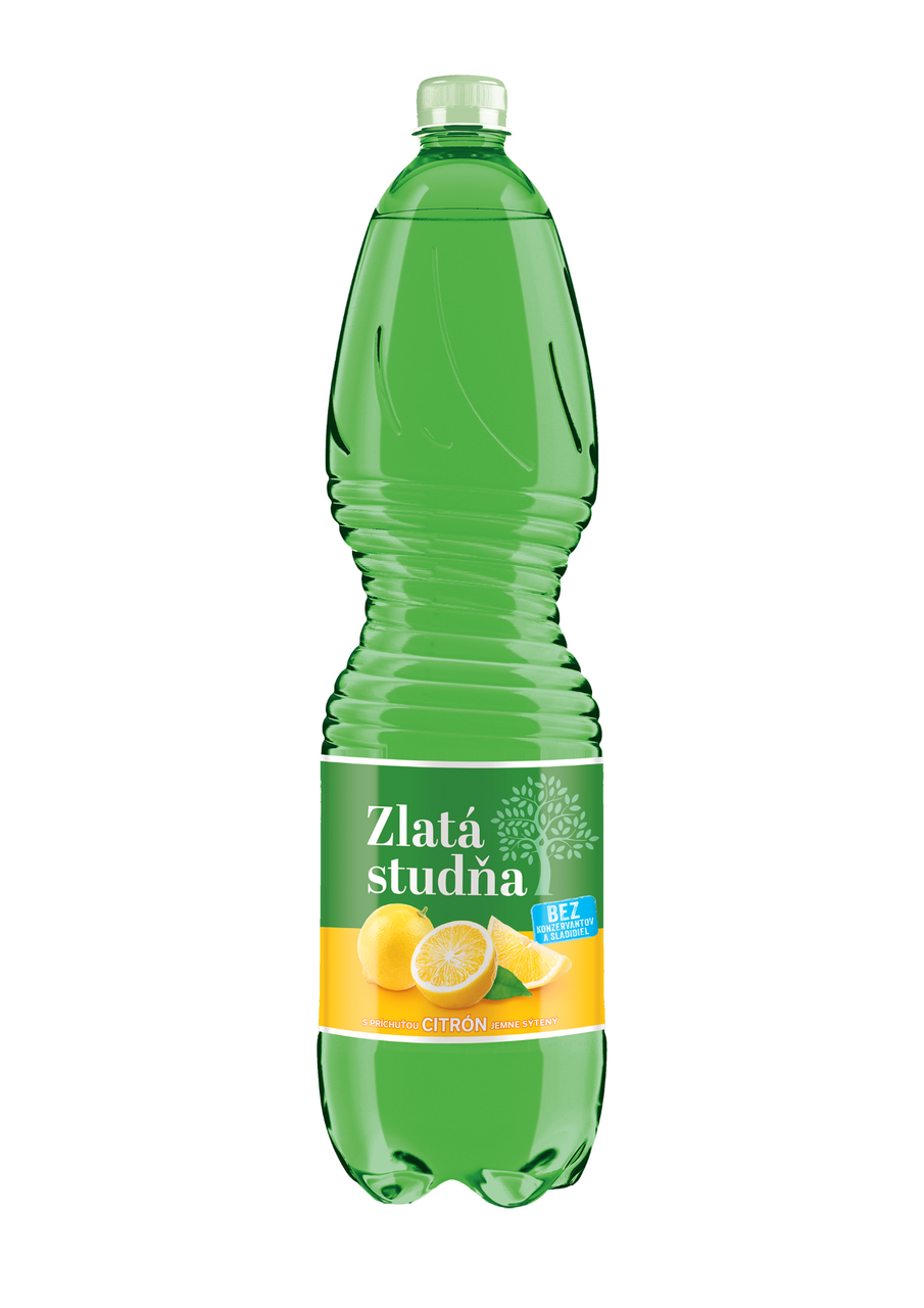 ZLATÁ STUDŇA Číry citrón 6 x 1,5 l vratná PET fľaša
