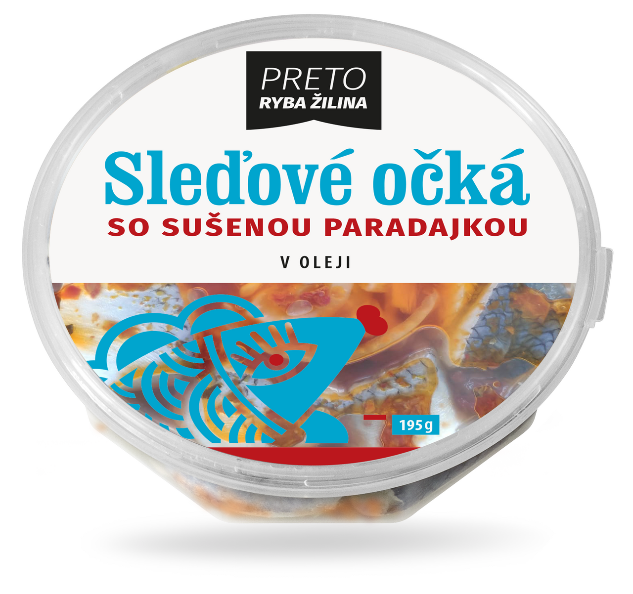 RADOMA Sleďové očká so sušenými paradajkami chlad. 195 g