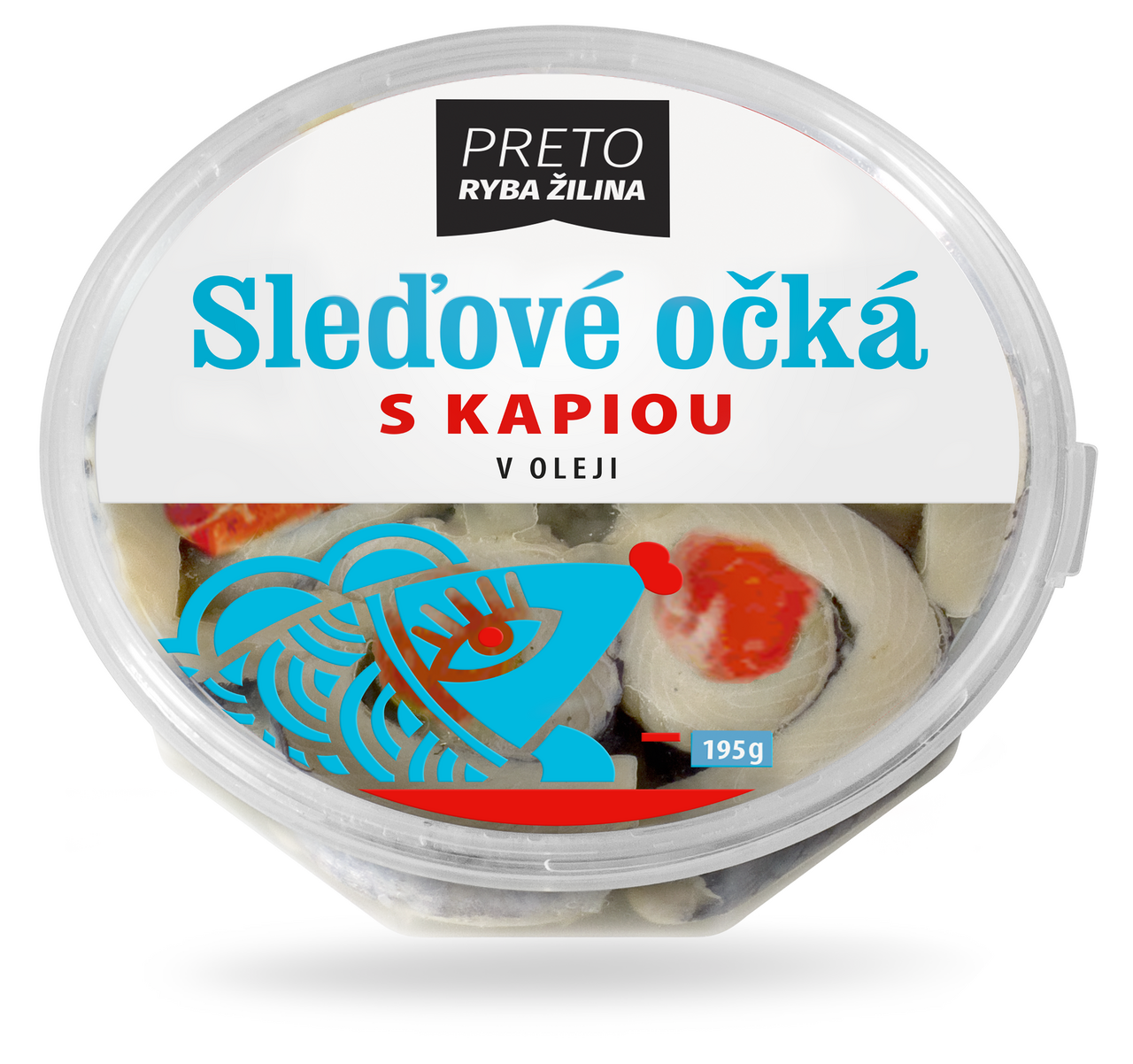 RADOMA Sleďové očká s kápiou chlad. 195 g