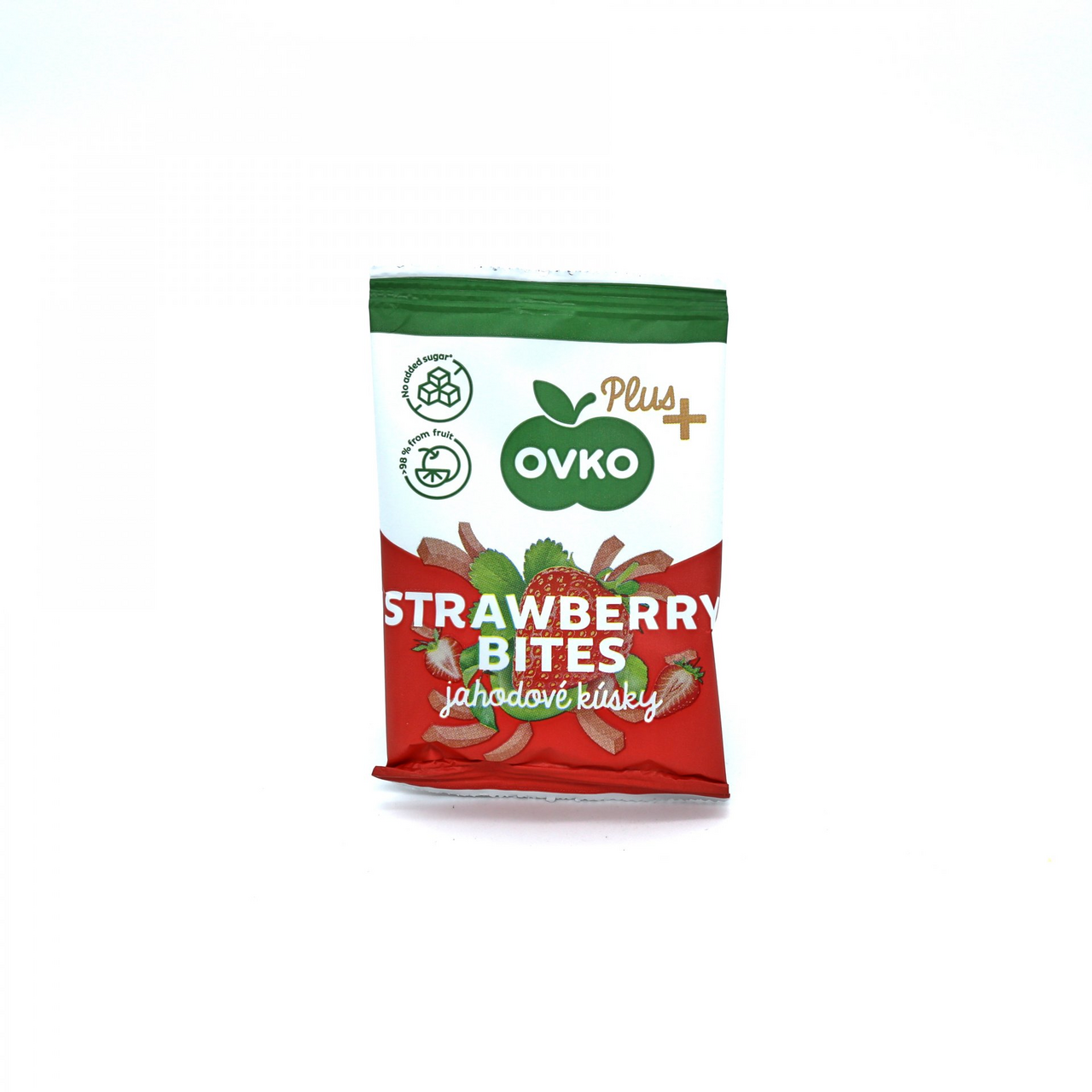 OVKO Plus Ovocné kúsky jahoda 16 g