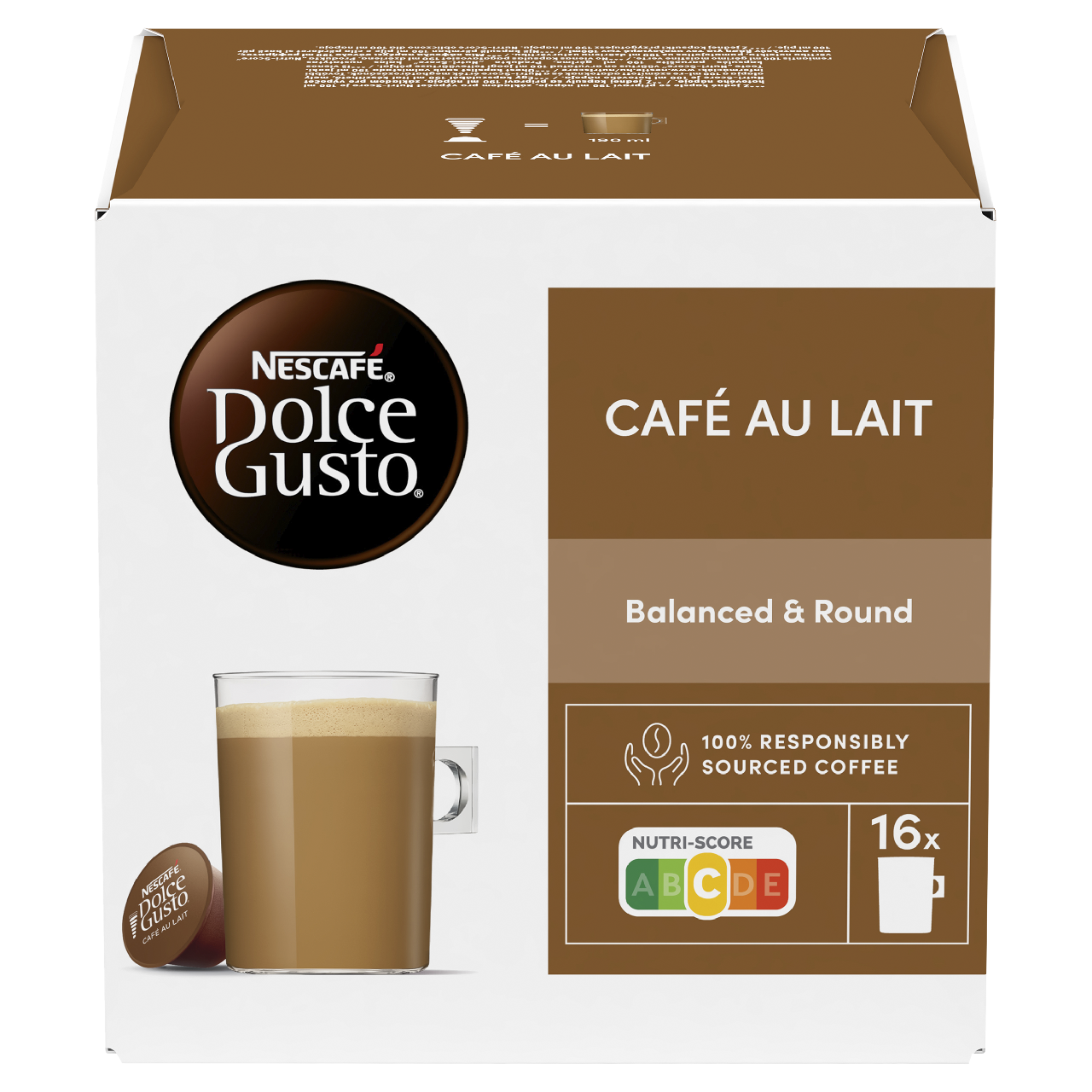 NESCAFÉ Dolce Gusto Café au lait kapsuly 160 g
