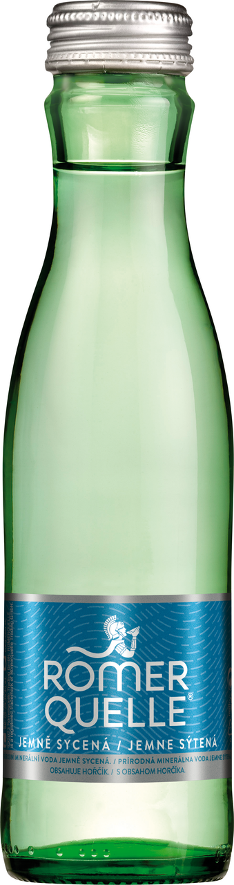 RÖMERQUELLE pramenitá minerálna voda jemne sýtená 20 x 330 ml SKLO