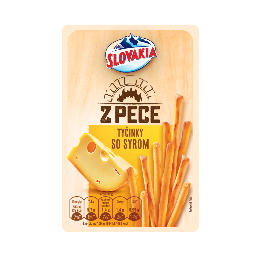 SLOVAKIA Z pece Tyčinky so syrom 160 g