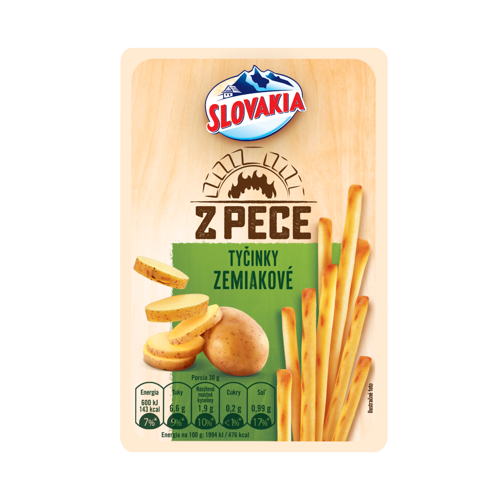 SLOVAKIA Z pece Tyčinky zemiakové 80 g