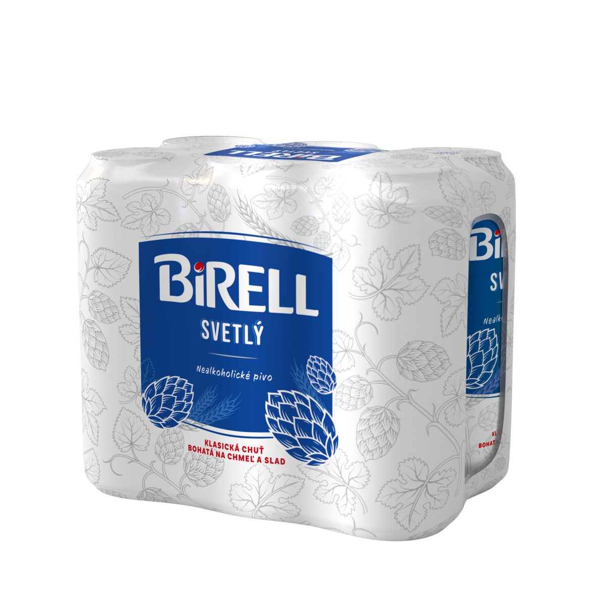 BIRELL Pivo nealkoholické 24 x 500 ml vratná plechovka