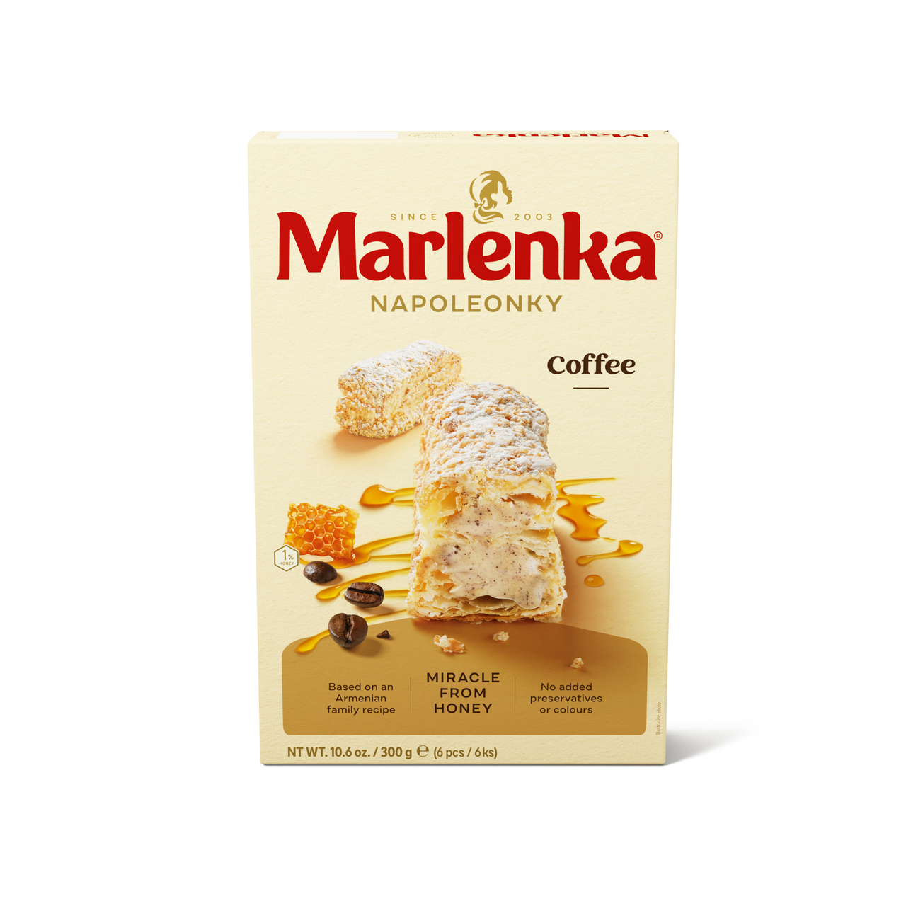 MARLENKA Napoleonky kávové 300 g