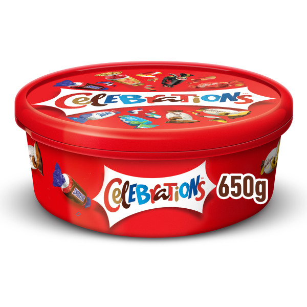 Celebrations Mix čokolád dóza 600 g