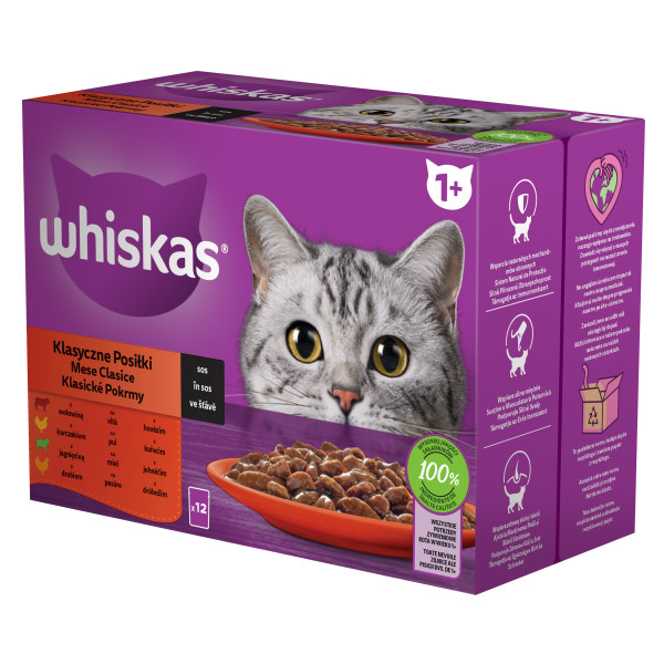 whiskas Klasický výber v šťave 12 x 85 g