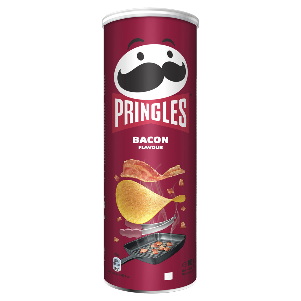 Pringles Zemiakové lupienky s príchuťou bacon 165 g