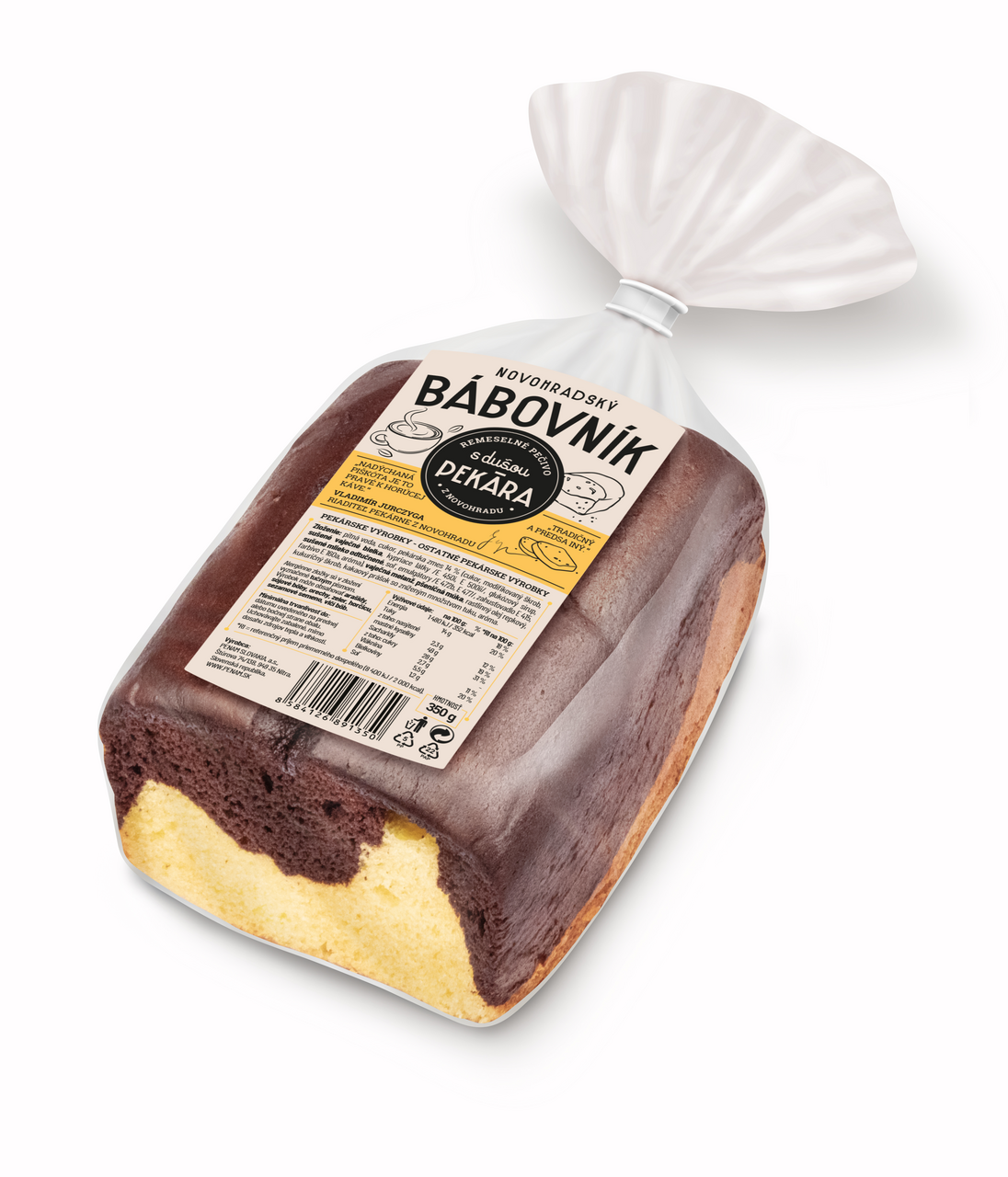 Penam Novohradský bábovník balený krájaný 350 g